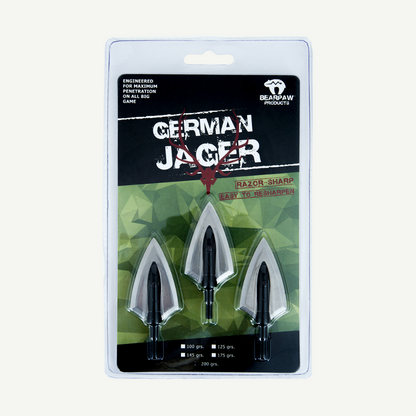 10336 Pack of 3 Broadhead German Jager